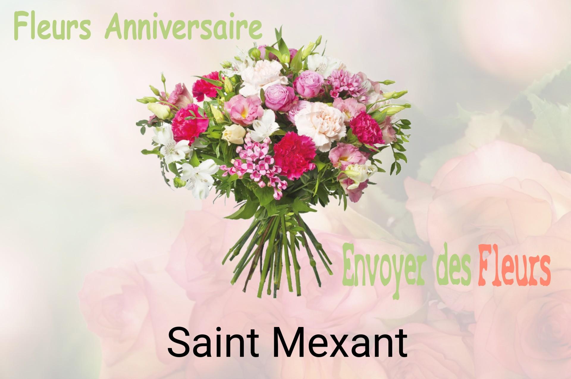 Bouquet de fleurs d’anniversaire livré à Saint-Mexant